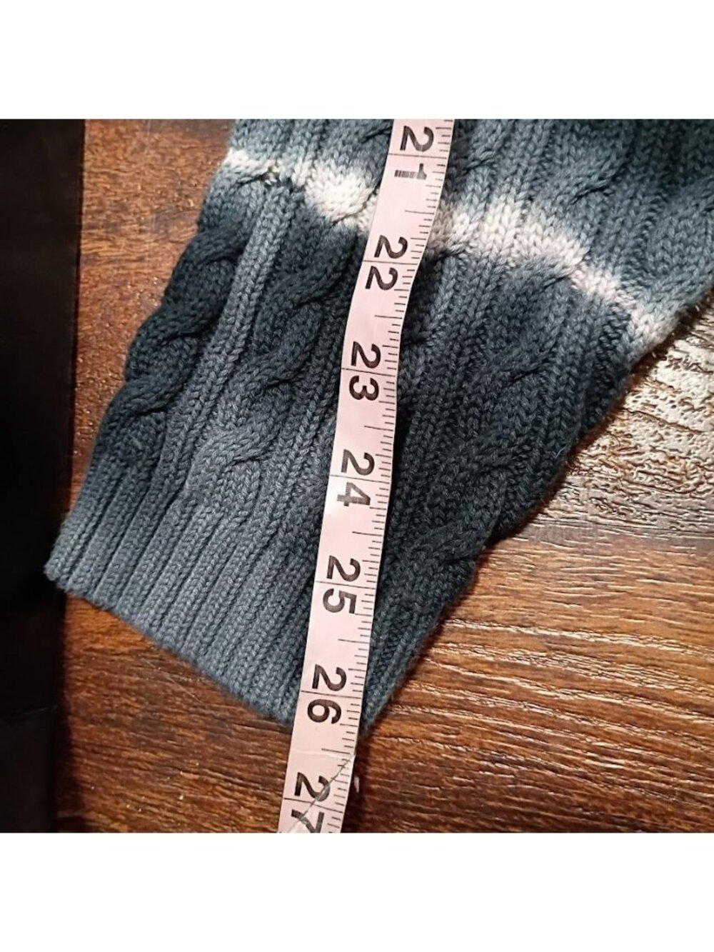 MNML Mens Tie Dye Cable Knit Hoodie Black  M Cotton Cropped Oversized Fit New Wi - Picture 9 of 13
